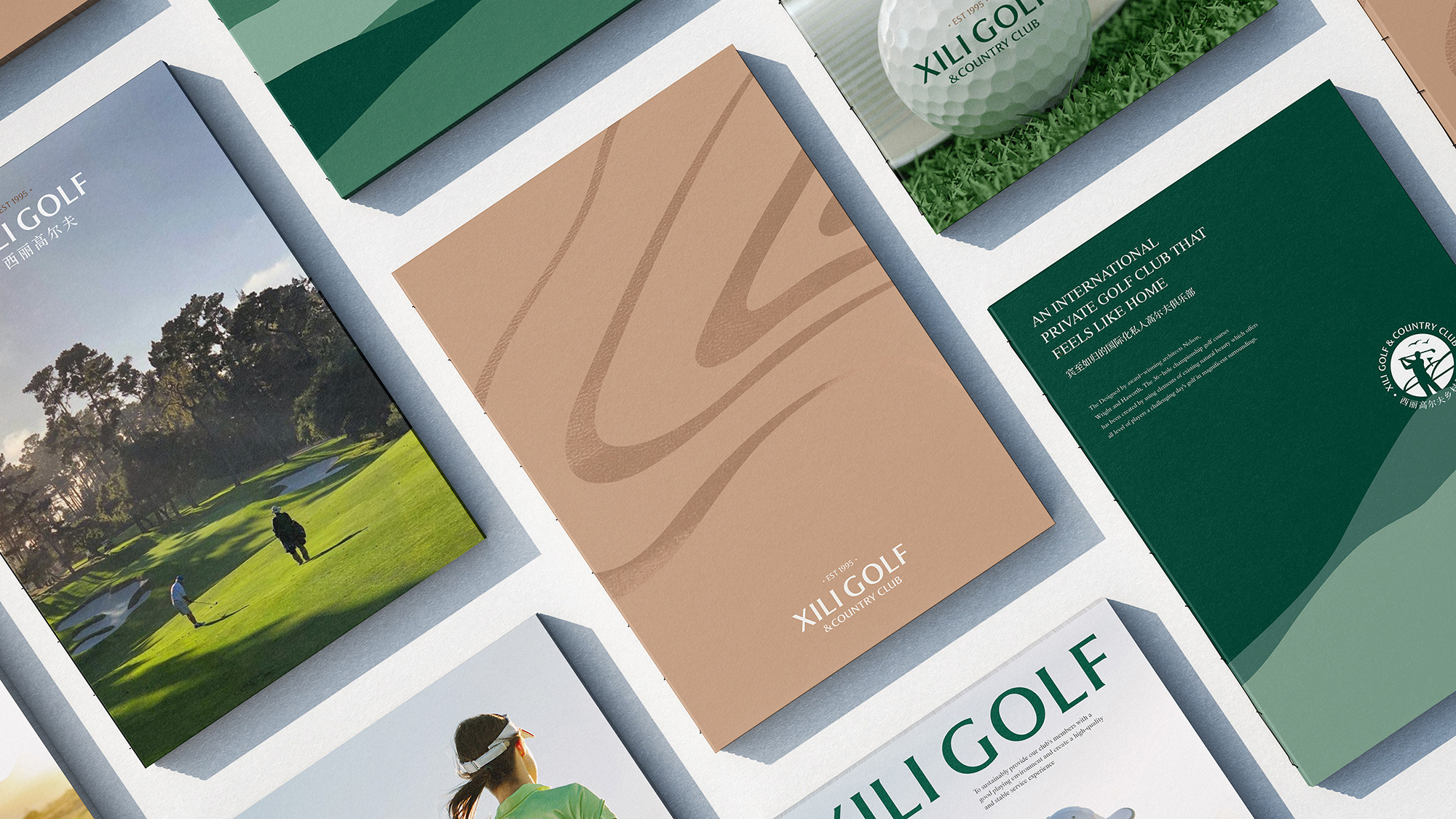 高尔夫球会logo优化设计